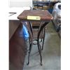 Image 1 : Plant stand with wrought iron legs
