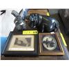 Image 1 : 2 Vintage miniatures & 2 stone statues