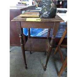 Vintage wood plant stand