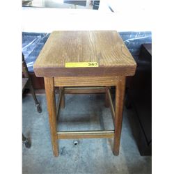 Vintage wood stool