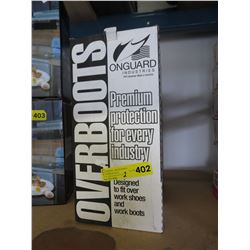 2 Boxes of over boots, size L