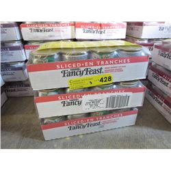 3 Flats of Fancy Feast cat food - sliced turkey