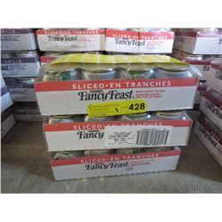 3 Flats of Fancy Feast cat food - sliced turkey