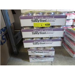 3 Flats of Fancy Feast cat food - grilled chicken