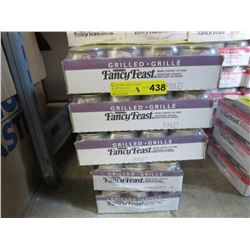 3 Flats of Fancy Feast cat food - grilled chicken