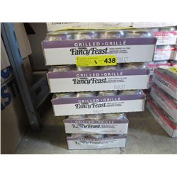 3 Flats of Fancy Feast cat food - grilled chicken