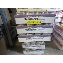 3 Flats of Fancy Feast cat food - grilled chicken