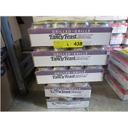 3 Flats of Fancy Feast cat food - grilled chicken