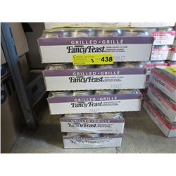 3 Flats of Fancy Feast cat food - grilled chicken