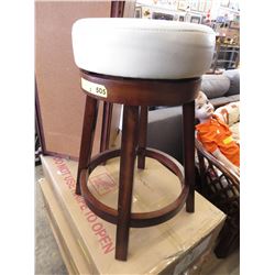 NEW Pair of 24" stools with black leather top