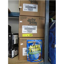8 Cases of chicken flavour dog jerky treats