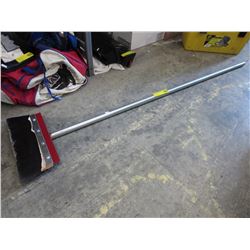 Metal edged scraper