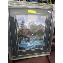 Framed print: "Wild & Free" by Ken Skoda