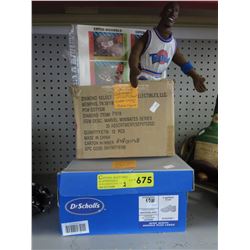 Michael Jordan collectibles & leather runners