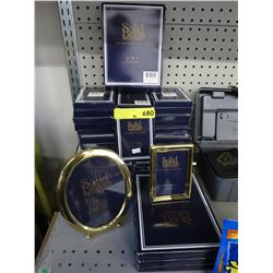 36 New brass picture frames