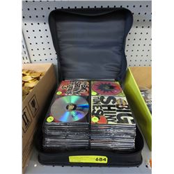 Approx. 180 CD's in carrying case.