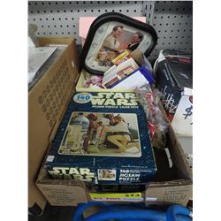 Star Wars puzzles, sports cards and china