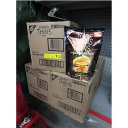 3 Cases of original flavour Potato Thins