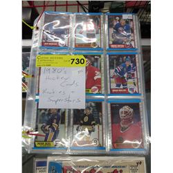 1970's & 80's Hockey & Football cards