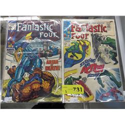 2 Marvel Fantastic Four comics