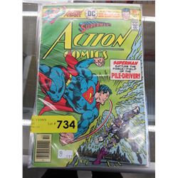 11 Collector comics w/ "1976 Action Superman"