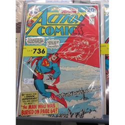 11 Collector comics w/ "1974 Action Superman"