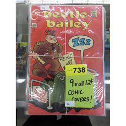 9 Comics - all .12¢ covers