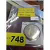 Image 1 : 1958 Canadian Silver dollar - Indian Death dollar