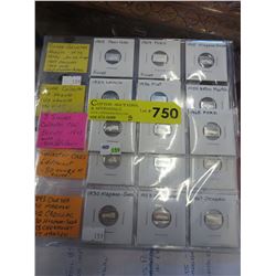 15 Silver collector car ingots - 3/4 Ounce total