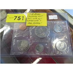 1968 Royal Canadian Mint coin set