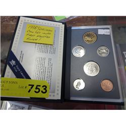 1996 Specimen set of Canadian coins