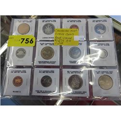Canadian Mint Condition coins - 12 coins