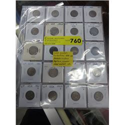 USA Nickel collection 1899-1950