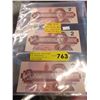 Image 1 : 3x 1986 Canadian $2 bills - Last year