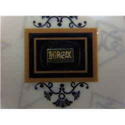 24KT Gold - 2015 minted bar - .999 pure - 1 grain