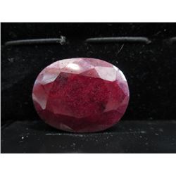 HUGE! 54 CT - Red Ruby stone - oval cut