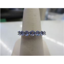 Ladies' 7 Stone Tanzanite ring