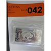 Image 2 : 1 oz. Buffalo bar - Silver Clad