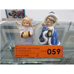 2 Goebel West Germany angel figurines
