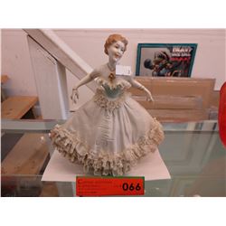 Rare large antique German porcelain doll