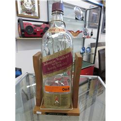Vintage Johnny Walker 3.9 L scotch whiskey bottle