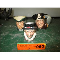 3 Royal Doulton character mugs