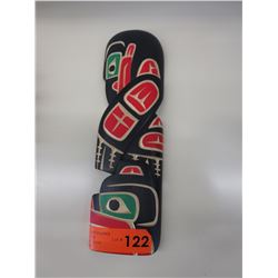 First Nations wood carving by R. Krawchuk