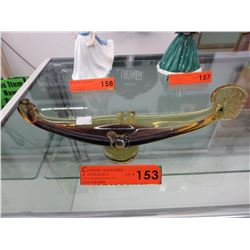 Mid Century art glass ashtray