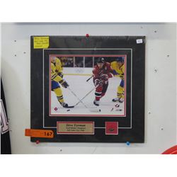 Sealed Steve Yzerman Team Canada print & pin