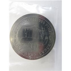 .999 Titanium 1 oz. Investor's coin minted in USA
