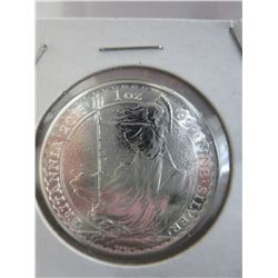 2015 - .999 Silver 1 oz. £2 Britannia coin