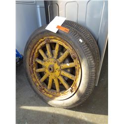 2 x 12 spoke Model T tires & rims