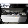 Image 1 : Storage bins containing 2 bike frames & wheels