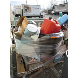 Skid of assorted misc. goods - used